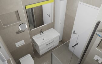 Neues Bad in 3D von Bäder Plus aus Friedberg