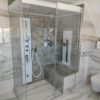 badezimmer Duschkabine mit Sitz